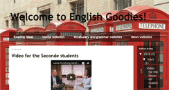 Desktop Screenshot of englishgoodies.com